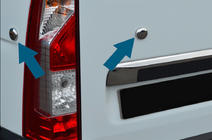 Renault Master 2011–2023 Täckpluggar (4 st, rostfritt) foto 1