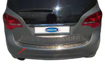 Opel Meriva 2010–2017 Bakre stötfångarskydd OmsaLine (rostfritt) foto 1