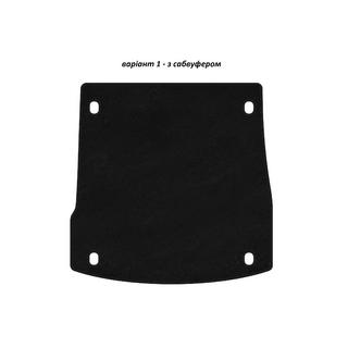Textil bagagerumsmatta Classic V-1 (för subwoofer, svart) Alfa Romeo Stelvio 2016–
