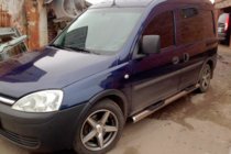 Opel Combo 2002–2012 Sidorör (2 st, rostfritt) foto 2