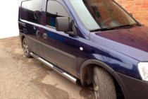 Opel Combo 2002–2012 Sidorör (2 st, rostfritt) foto 1
