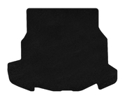 Mercedes CLK W209 2002–2010 Textil bagagerumsmatta Classic (Coupé, Svart) foto 1