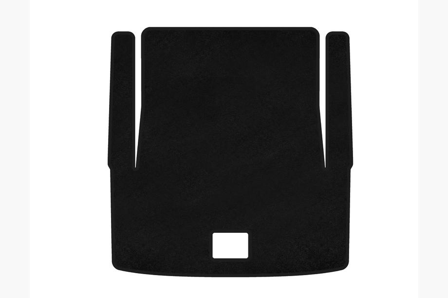 BMW 3-serie E90/E91 2005–2011 Textil bagagerumsmatta Classic V-1 (För E90, Svart) Image