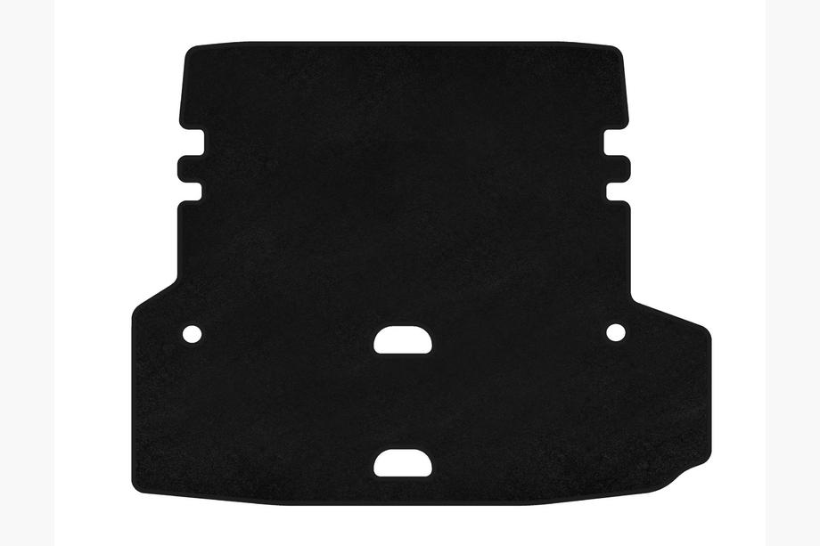 BMW 3-serien F30/F31 2012–2019 Textil bagagerumsmatta Classic V-1 (för F-31, Svart) Image
