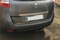 Renault Scenic/Grand 2009–2016 Rostfri lastkantlist för bagagelucka (för Grand) foto 1