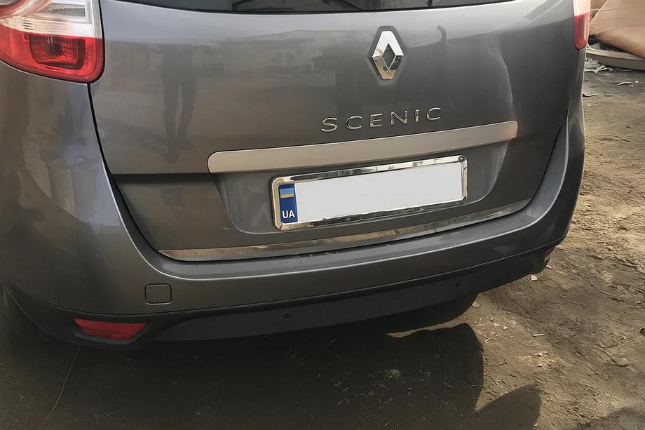 Renault Scenic/Grand 2009–2016 Rostfri lastkantlist för bagagelucka (för Grand) Image
