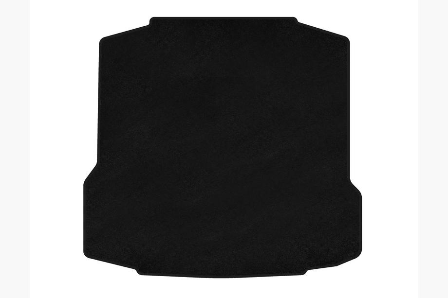 Skoda Rapid 2012–2019 Textil bagagerumsmatta Classic (Liftback, svart) Image