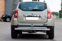 Renault Duster 2008–2017 Rak bakre skyddsbåge (rostfritt stål) foto 3