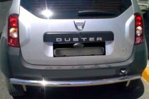 Dacia Duster 2008–2018 Rak bakre skyddsbåge (rostfritt stål) foto 6