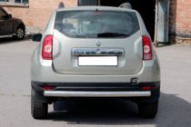 Dacia Duster 2008–2018 Rak bakre skyddsbåge (rostfritt stål) foto 3