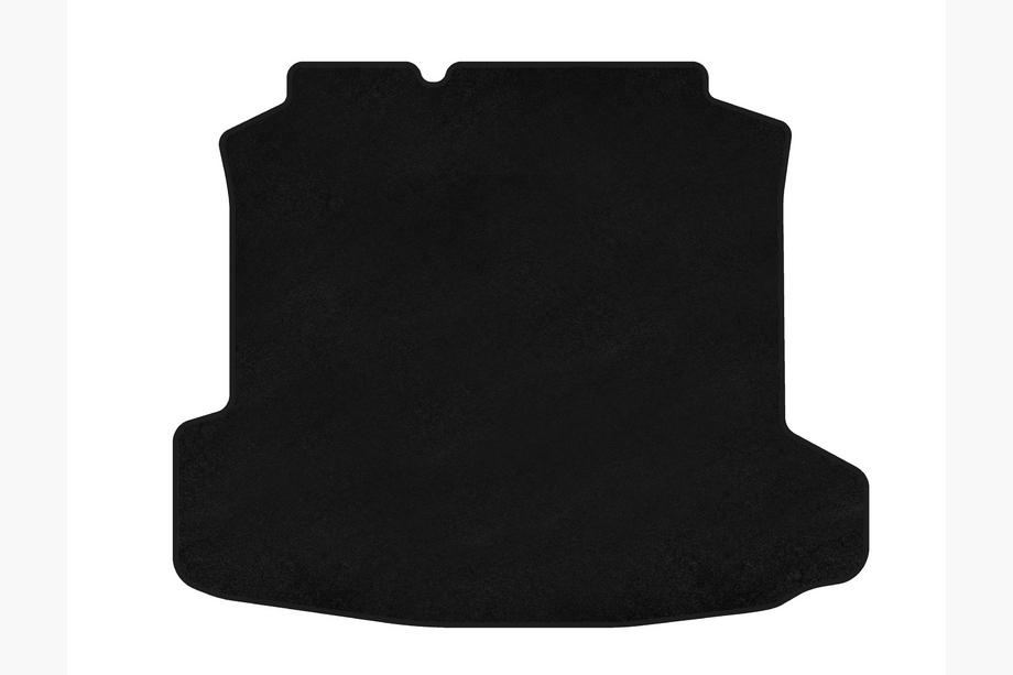 Volkswagen Polo 2010–2017 Textil bagagerumsmatta Classic (SD, Svart) Image
