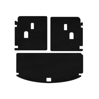 Textilmatta till bagageutrymmet Classic V-2 (Svart)