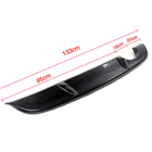 Volkswagen Golf 6 2008–2014 Bakre stötfångardiffusor V1 (för Base HB 2010-2013, kolfiber) foto 5