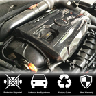 Volkswagen Golf 6 2008–2014 Motorkåpa (för GTI HB 2010-2013, Kolfiber) foto 2