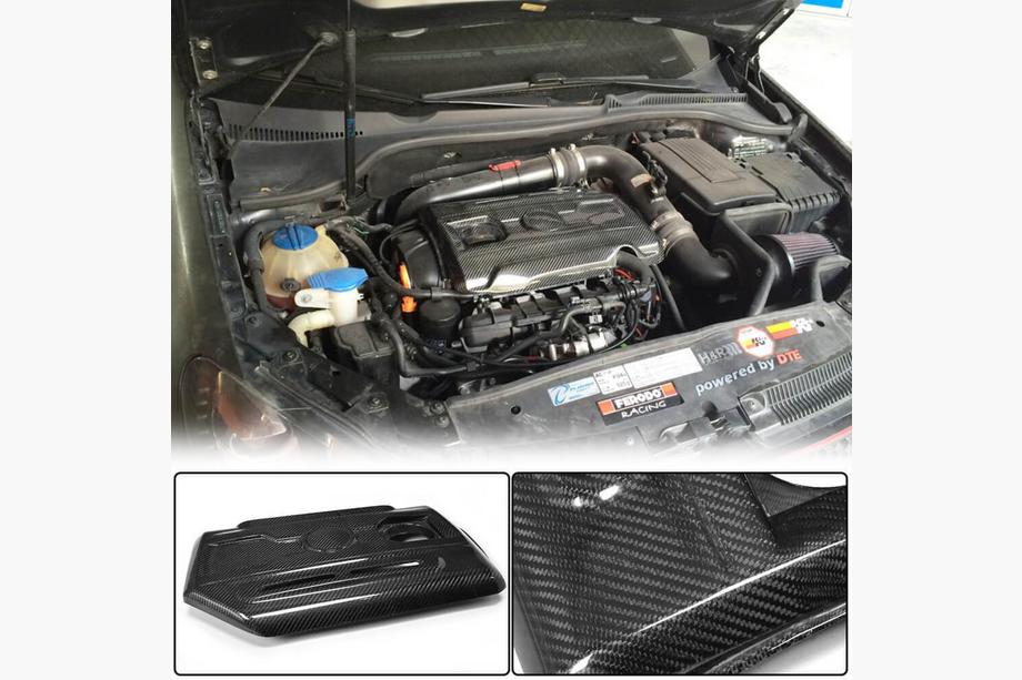 Volkswagen Golf 6 2008–2014 Motorkåpa (för GTI HB 2010-2013, Kolfiber) Image