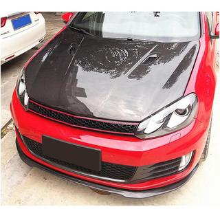 Frontsplitter (frontläpp) Lip V1 (för GTI HB 2010-2013, kolfiber) foto 2