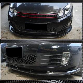Frontspoilerläpp Lip V2 (för GTI HB 2010-2013, kolfiber) foto 4
