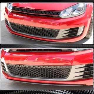 Frontläpp till stötfångare Lip V3 (för GTI HB 2010-2013, kolfiber) foto 2