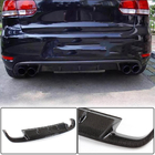 Volkswagen Golf 6 2008–2014 Diffusor till bakre stötfångare V1 (för GTI HB 2010-2013, kolfiber) foto 1