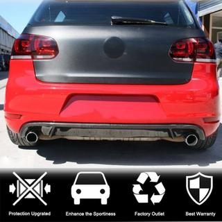 Bakre stötfångardiffusor V2 (för GTI HB 2010-2013, kolfiber) foto 2