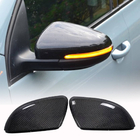 Volkswagen Golf 6 2008–2014 Kolfiber spegelkåpor (för HB 2010-2013, Carbon) foto 1