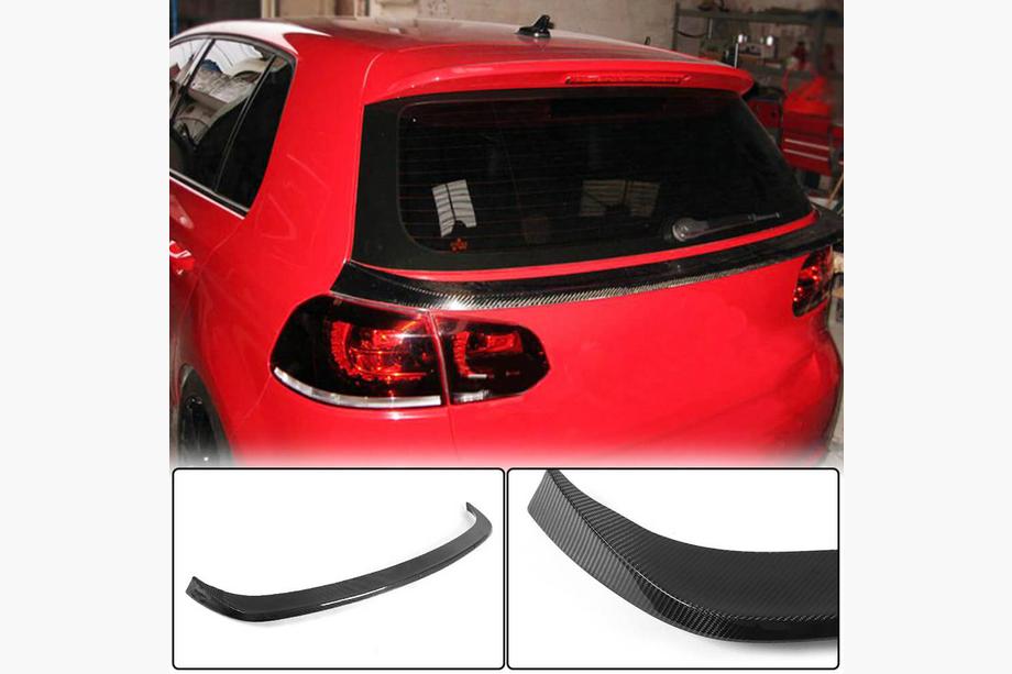 Volkswagen Golf 6 2008–2014 Nedre spoilerläpp (för GTI/R HB 2010-2013, carbon) Image