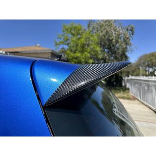 Spoiler V4 (för GTI/R HB 2010-2013, kolfiber) foto 3