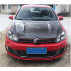 Volkswagen Golf 6 2008–2014 Motorhuv (för HB 2010-2013, kolfiber) foto 3