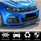 Volkswagen Golf 6 2008–2014 Frontläpp till stötfångare Lip V1 (för R HB 2010-2013, kolfiber) foto 2