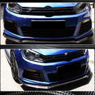 Volkswagen Golf 6 2008–2014 Frontläpp till stötfångare Lip V1 (för R HB 2010-2013, kolfiber) foto 3