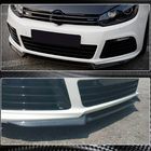 Volkswagen Golf 6 2008–2014 Frontläpp till stötfångare Lip V3 (för R HB 2010-2013, kolfiber) foto 3