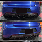 Volkswagen Golf 6 2008–2014 Bakre stötfångardiffusor V2 (för R/R20 HB 2010-2013, kolfiber) foto 4