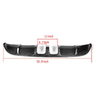 Volkswagen Golf 6 2008–2014 Bakre stötfångardiffusor V2 (för Base HB 2010-2013, kolfiber) foto 4