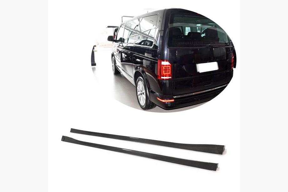 Volkswagen T6 2015–2024 Sidokjolar (kort hjulbas, kolfiber) Foto 1
