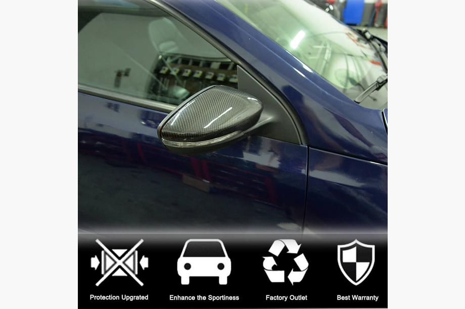 Volkswagen Jetta 2011–2018 Spegelkåpor (kolfiber) Foto 3