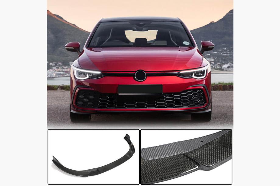 Volkswagen Golf 8 2019– Frontläpp Lip (för GTI HB, kolfiber) Image