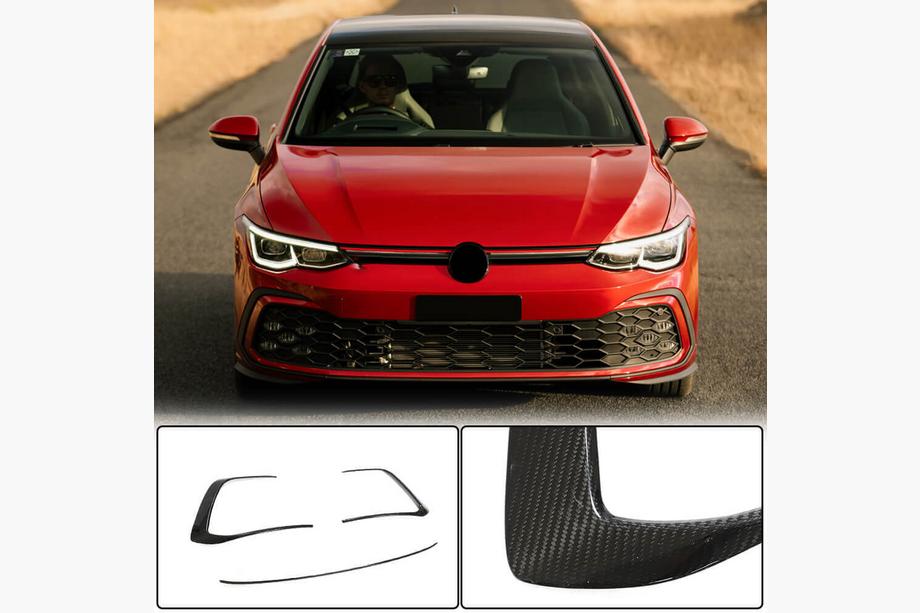 Volkswagen Golf 8 2019– Frontstötfångar-lister (för GTI HB, dry carbon) Image