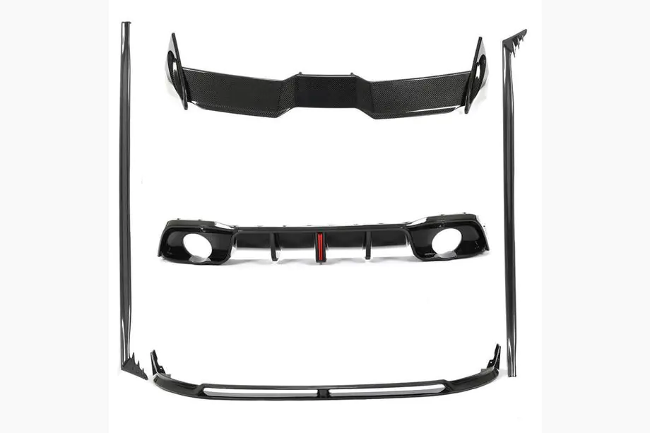 Volkswagen Golf 8 2019– Carbon FullSet karosskit (för GTI & R EU HB 2019-2024), kolfiber Image