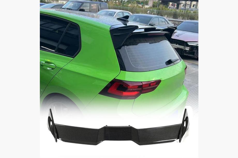 Volkswagen Golf 8 2019– Spoiler V2 (för GTI/R EU 2019-2024, kolfiber) Image