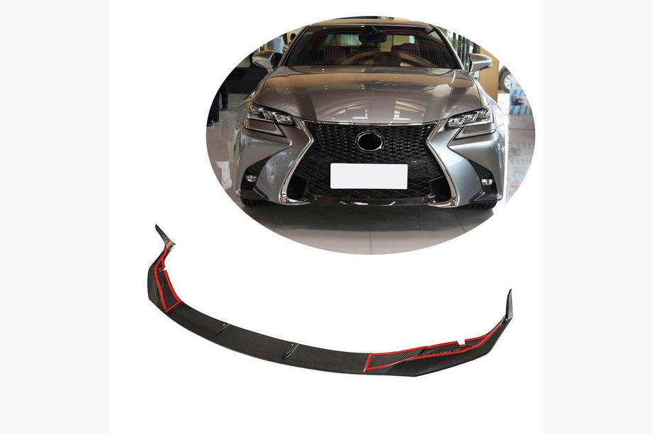 Lexus GS 2011–2020 Frontläpp till främre stötfångare Lip (för GS F 2015-2020, kolfiber) Image