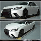 Lexus GS 2011–2020 Frontspoiler-läppar (för F-Sport 2011-2015, kolfiber) foto 5