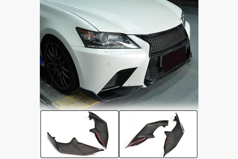 Lexus GS 2011–2020 Frontspoiler-läppar (för F-Sport 2011-2015, kolfiber) Image
