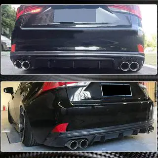 Bakre stötfångardiffusor V2 (för Base/F-Sport 2013-2016, kolfiber) foto 3