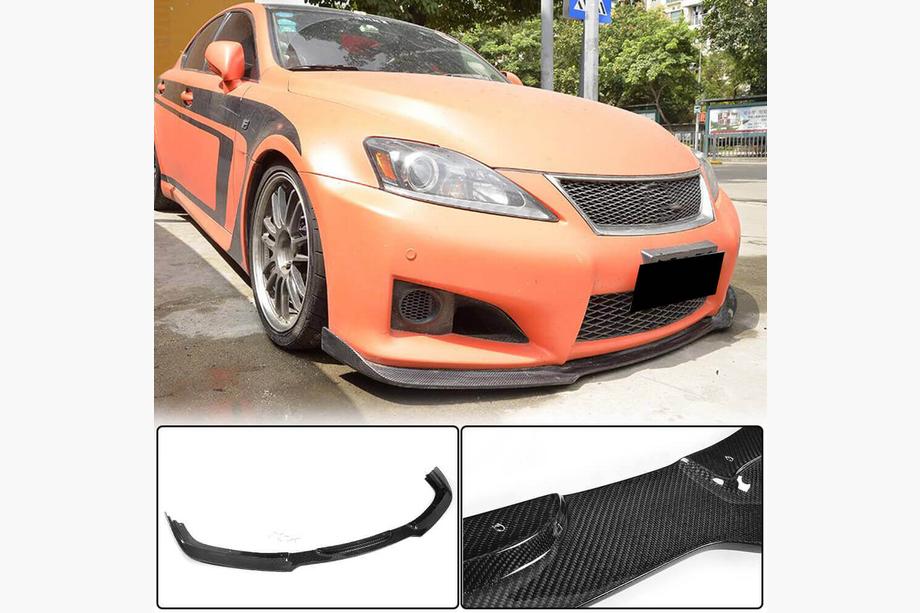 Lexus IS 2005–2013 Frontspoilerlip till främre stötfångare (för F 2011-2013, kolfiber) Image