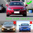 Lexus IS 2005–2013 Frontläpp till främre stötfångare Lip (för Base 2011-2013, kolfiber) foto 6