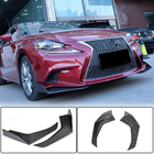 Lexus IS 2013– Frontspoilerläppar Flap (för F-Sport 2013-2016, kolfiber) foto 1