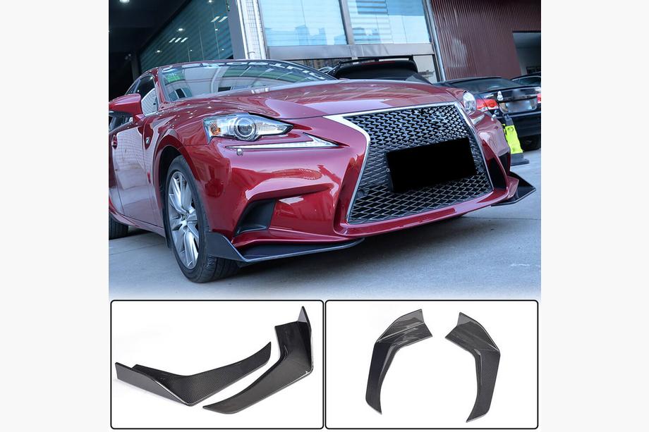 Lexus IS 2013– Frontspoilerläppar Flap (för F-Sport 2013-2016, kolfiber) Image