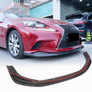 Frontläpp till främre stötfångare Lip (för F-Sport 2013-2016, Carbon, kolfiber) Lexus IS 2013– foto 1