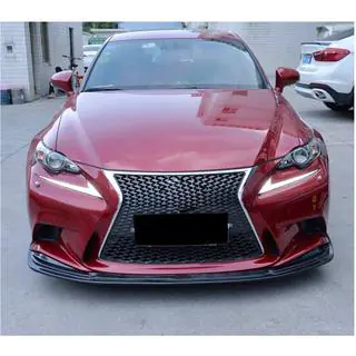 Frontläpp till främre stötfångare Lip (för F-Sport 2013-2016, Carbon, kolfiber) foto 2