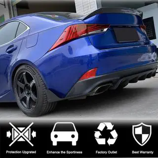 Kolfiber bakre stötfångarlist (för Base/F-Sport 2016-2020, carbon) foto 3